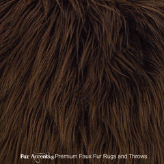 Plush Faux Fur Area Rug - Bedspread Shaggy Thick Sheepskin - Octo Multi Pelt Design Shape Throw 4 Colors Designer Art Rug by Fur Accents USA