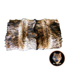 Faux Fur Throw Blanket - Bedspread - Luxurious Hand Pieced Fur - Minky Cuddle Fur Lining - by Fur Accents USA