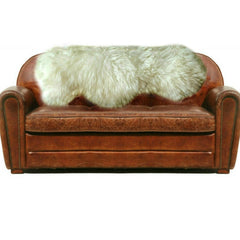 Plush Faux Fur Area Rug - Shaggy Sheepskin - Quatro Design Shape - Throw 6 Colors Designer Art Rug by Fur Accents USA