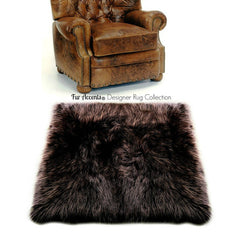 Plush Faux Fur Area Rug - Shaggy Thick Icelandic Sheepskin - Rectangle - Square Shape - Throw 6 Colors Designer Art Rug by Fur Accents USA