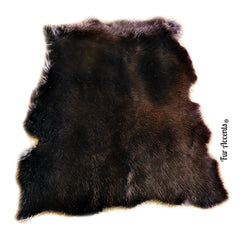 Plush Faux Fur Area Rug - Tattered Edge - Sheepskin - Pelt Shape Designer Throw - 6 Colors -Art Rug by Fur Accents - USA