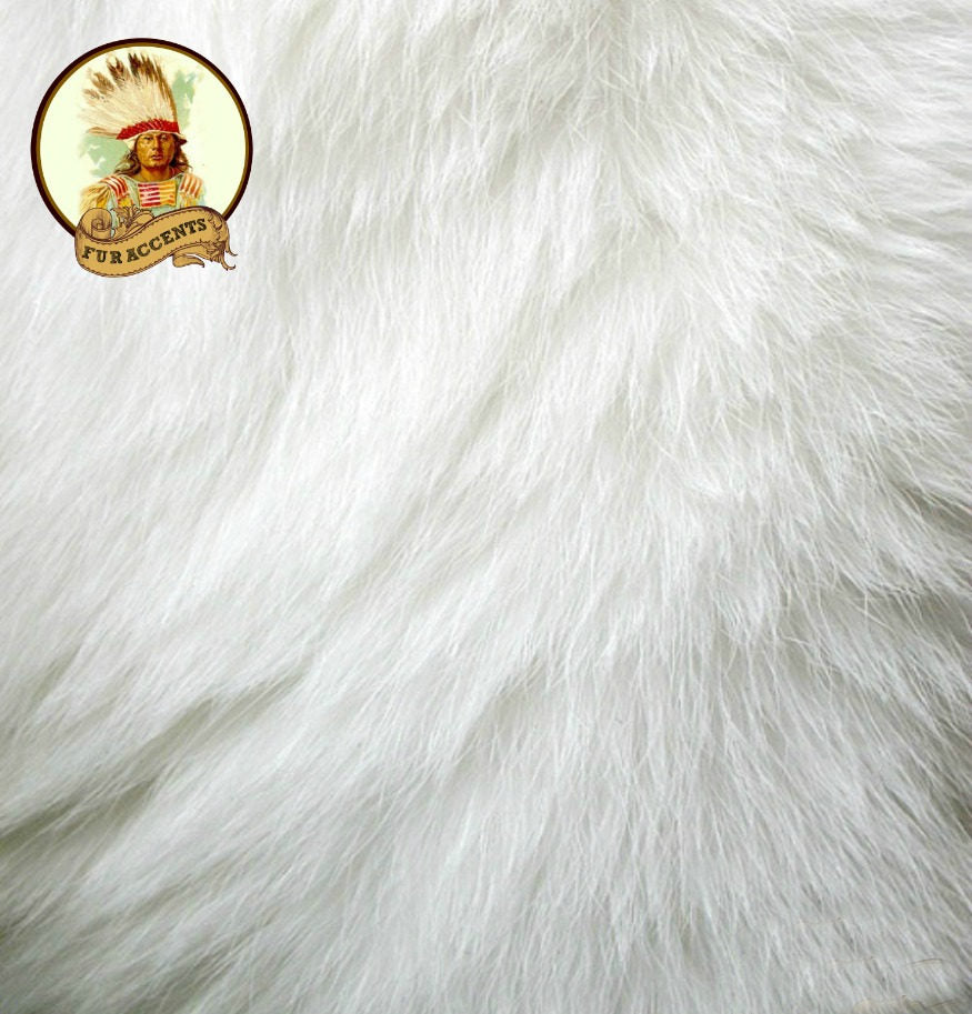Plush Faux Fur Bedspread,  Loft Design, White, Off White Luxury Fur, Pillows Shams Area Rugs, Throw Blankets Sold Separate, Fur Accents USA