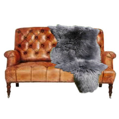 Plush Faux Fur Area Rug - Single Pendelton  Sheepskin - Designer Throw - 6 Colors -Art Rug by Fur Accents - USA