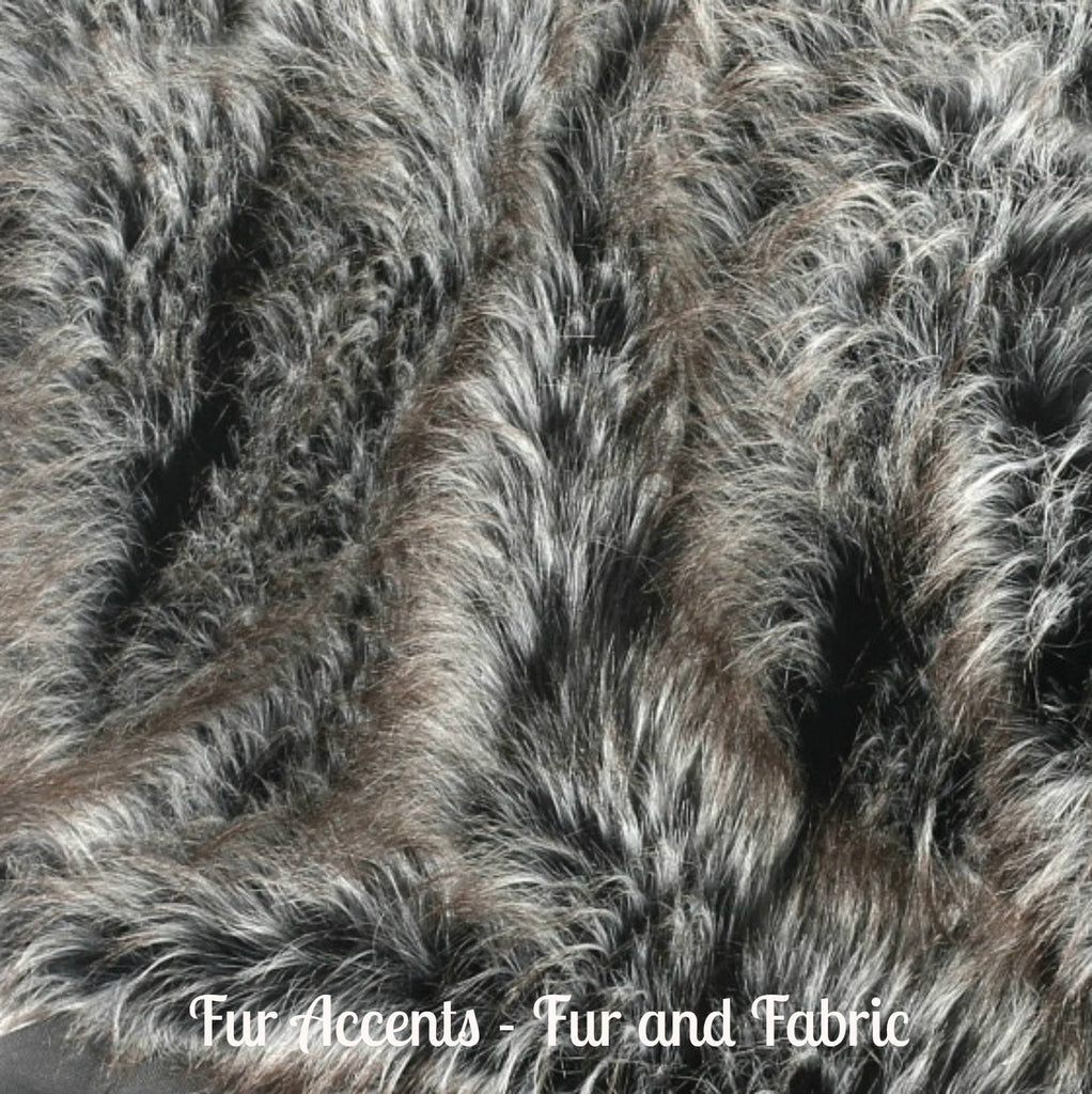 Plush Faux Fur Accent, Throw Rug - Luxury Fur, Thick Shaggy Golden Wolf, Coyote Pelt Shape Designer Throw Rug  - Hand Made in America by Fur Accents - USA