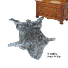 Beautiful, Natural Looking, Bear Rug, Faux Fur Area Rug, Soft Luxury Fur, The Perfect Focal Point For Your Room, Man Made Designer Quality Art Rug - Hand Made to Order in America by Fur Accents USA