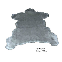 Hand Made Bear Skin Rug - Faux Fur Area Rug - Sierra Bear Shape - Designer Throw Rug - Hand Crafted in America by Fur Accents - USA