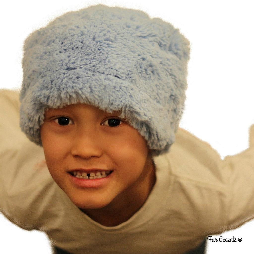 Bunny Beanie - Plush SOFT Faux Fur Hat - Fun Shaggy Rabbit Fur Hat - Designer Fashion Kids and Adults - Great Hats by Fur Accents - USA