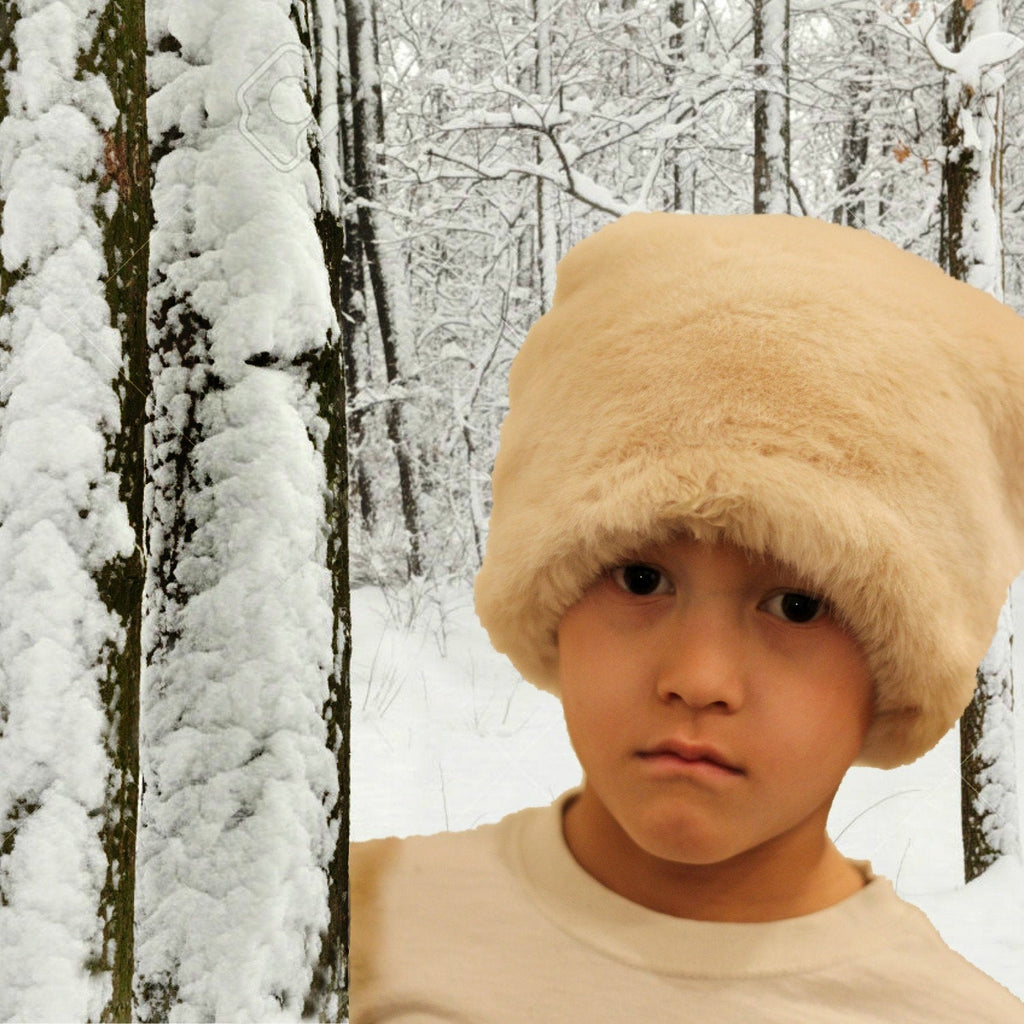 Bunny Beanie - Plush SOFT Faux Fur Hat - Fun Shaggy Rabbit Fur Hat - Designer Fashion Kids and Adults - Great Hats by Fur Accents - USA