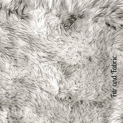 Plush  Faux Fur Throw Blanket,Soft Black Tip Arctic Wolf,Fox,Shag Bedspread,Comforter,Luxury Fur,Minky Cuddle Fur Lining, Fur Accents, USA