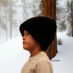 Bunny Beanie - Plush SOFT Faux Fur Hat - Fun Shaggy Rabbit Fur Hat - Designer Fashion Kids and Adults - Great Hats by Fur Accents - USA