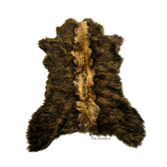 Extraordinary, Hand Crafted Pelt Rug, Patchwork, Pieced Fur, Bear Skin Rug,100% Animal Friendly, One of a Kind, Throw Rug, Designer Original, Hand Made in America ,Fur Accents USA