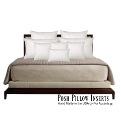 Plush Pillow Inserts - High Quality - Extra Full - Poly Fiber Pillow Pillow Stuffers - Extra Plump For Full Look -  Fur Accents USA