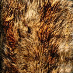 Man Made Bear Skin Rug - Plush Faux Fur Area Rug - Light Golden Brown - Pelt Shape - Designer Art Rug Collection - Hand Made to Orderby Fur Accents USA