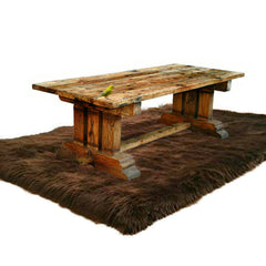 Plush Faux Fur Area Rug - Luxury Fur-Thick White Shaggy Sheepskin- Rectangle Shape - Extraordinary Designer Throw Carpet - Fur Accents USA