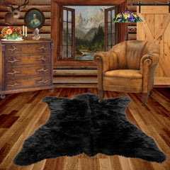 Brown Bear Skin Rug,  Realistic, Faux Fur, Area Rug, Lodge Cabin, Throw Rug, Old Fashion, Rustic, Cottage Décor, Shag, Gifts for Him, Gift for For Dad, Hand Made to Order in America, Fur Accents USA
