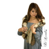 Exotic Faux Fur Braided Scarf Luxurious Plush Designer Fashion Fur Coyote, Wolf, Arctic Fox - Braided  Fur Scarves by Fur Accents USA