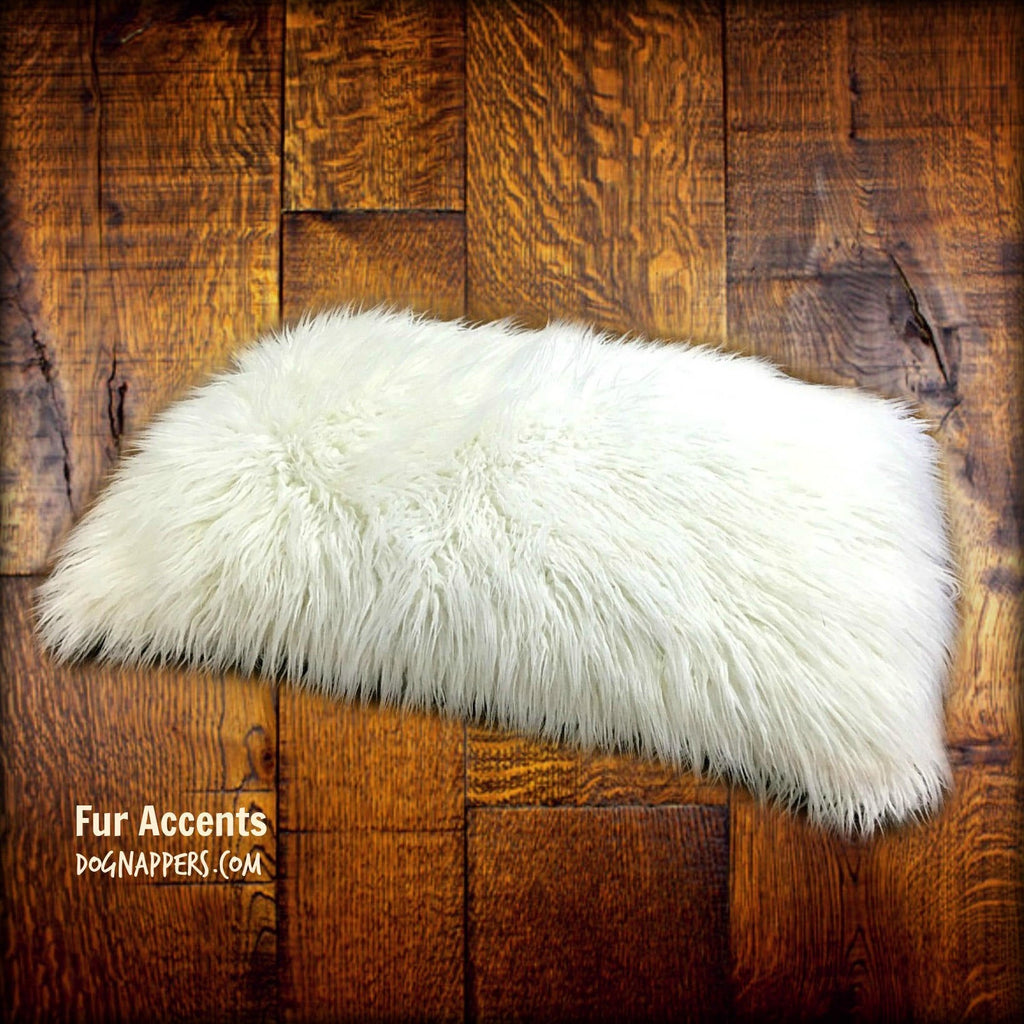 Hand Made in America - Dog Bed - Pet - Cat Mat - Faux Fur Shaggy Luxury Fur - Sheepskin Padded Throw Rug - Shabby Chic Shag Pelt - 16 Colors