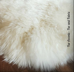 Plush Faux Fur Area Rug - Bedspread Shaggy Thick Sheepskin - Octo Multi Pelt Design Shape Throw 6 Colors Designer Art Rug by Fur Accents USA