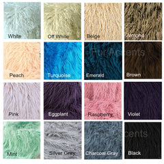 Plush Faux Fur Throw Blanket - Bedspread - Luxury Long Hair Mongolian Sheepskin Shag Fur Fur Minky Cuddle Fur Lining - Fur Accents - USA