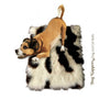 Shaggy Soft Pelt Faux Fur DogNapper Dog Bed - Cat Mat -  Plush Shag Fur Lining - Fur Accents USA
