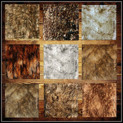 Plush Faux Fur Area Rug - Shaggy Sheepskin - Chubby Bear Design Shape - Throw 6 Colors Designer Art Rug by Fur Accents USA