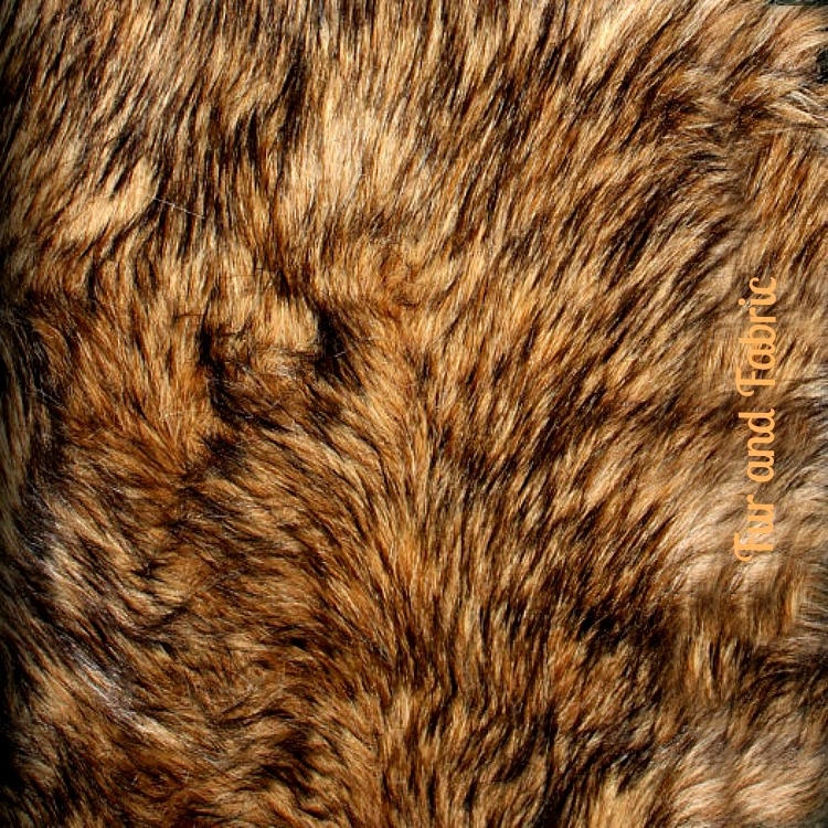 Plush Faux Fur Accent, Throw Rug - Luxury Fur, Thick Shaggy Golden Wolf, Coyote Pelt Shape Designer Throw Rug  - Hand Made in America by Fur Accents - USA
