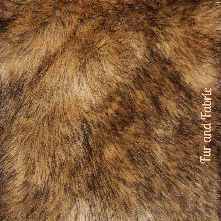 Plush Faux Fur Area Rug - Golden Brown Coyote - Wolf - Bear Skin - Faux Fur - Designer Throw Rug - Fur Accents - USA