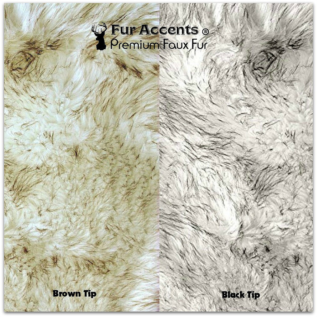 Shaggy Soft Golden Brown Tip Pelt Faux Fur DogNapper Dog Bed - Cat Mat - Reversible - Padded Plush Shag Fur Lining - Fur Accents USA