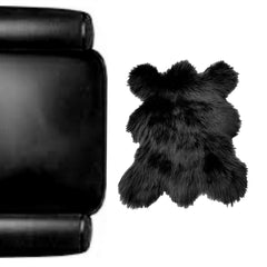 Plush Faux Fur Area Rug - Rocky Mountain Bear Skin - Hide - Pelt Shape - Designer Throw Carpet - 6 Colors -Art Rug by Fur Accents - USA