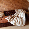 Plush Luxury Faux Fur Throw Blanket, Bedspread - Luxury Fur - Light Brown Spotted Snow Leopard - Minky Cuddle Fur Lining - Fur Accents USA