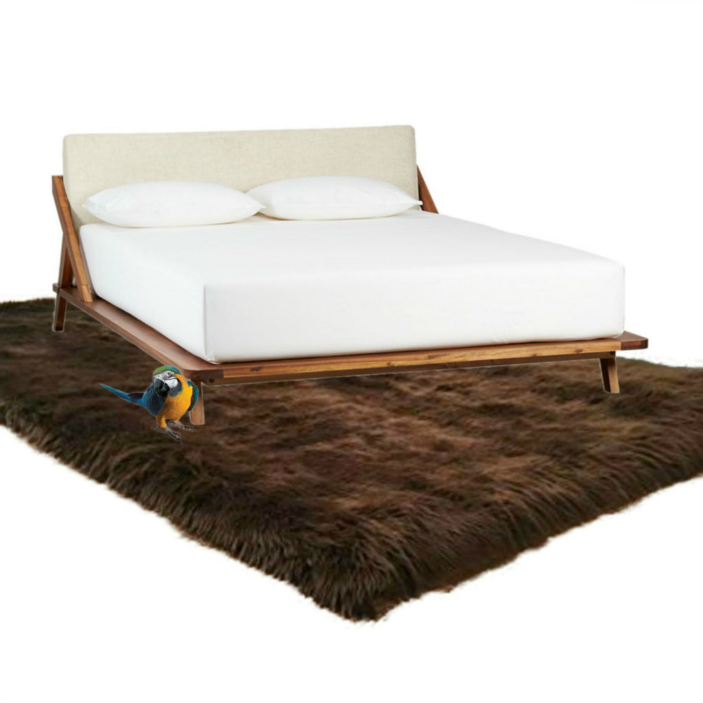 Sumptuous Faux Fur Area Rug, Soft, Plush, Shag Throw Carpet, Man Made Flokati Sheepskin, Rectangle - Designer, Exclusive, Hand Made in America by Fur Accents USA