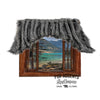 Plush Faux Fur Window Valance - Curtains - Rod Top Pocket - Shirred - Exotic - Hand Sewn - Fur Accents - USA