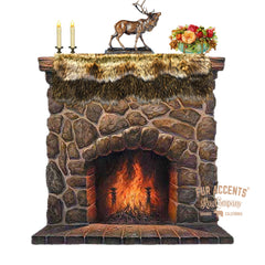Plush Faux Fur Fireplace Mantle Scarf- Luxury Faux Fur - Dresser - Hutch - Buffet - Table Runner - Fur Accents Originals USA