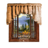 Plush Faux Fur Window Valance - Curtains - Rod Top Pocket - Shirred - Exotic - Hand Sewn - Fur Accents - USA